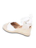 Elle Cap Toe Lace Up Espadrille