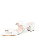 Palm Beach Block Heel Scalloped Sandal