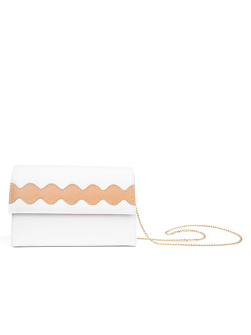 Palm Beach Scalloped Clutch