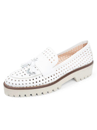 White Perforated