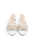 Sienna Raffia Block Heel